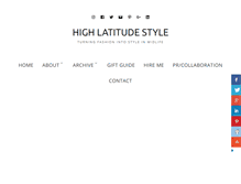 Tablet Screenshot of highlatitudestyle.com